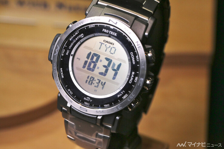 Klockan Casio Pro Trek Lume Dial PRW-35TLD-7. (Bildkälla: Casio)