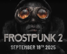 En skärmdump av Frostpunk 2:s konsolutgivningsdatum från den nu dolda trailern (bildkälla: VGT Gaming News X)