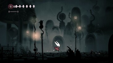 Hollow Knight Silksong Hornet-design (Bildkälla: Steam)