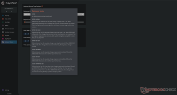 Keychron Launcher debounce algoritm alternativ förklaras. 