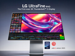 LG UltraFine 32U990A kombinerar en 6K-upplösning med dubbla Thunderbolt 5-portar. (Bildkälla: LG)