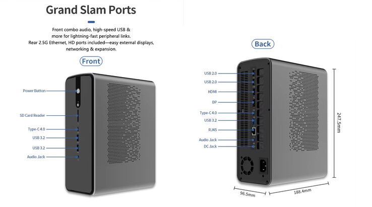 Portkonfiguration och design av mini-PC (Bildkälla: Lenovo LCFC)
