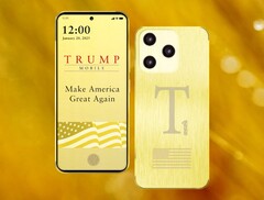 Trump T1 Phone är nu planerad för leverans i slutet av januari. (Bildkälla: Trump Mobile, redigerad)