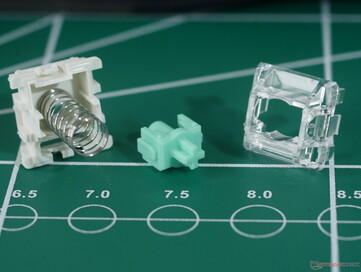 Wooting Lekker V2 husfärger. (Bildkälla: Julian van der Merwe / Notebookcheck)