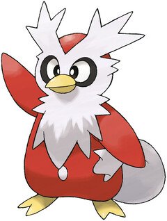 En stockbild av Delibird (bildkälla: PokemonDB)