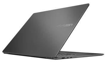 MSI Prestige 16 AI+ - Platinagrå. (Bildkälla: MSI)