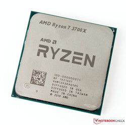 Recension av AMD Ryzen 7 3700X. Recensionsex från AMD Germany.