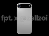 IPhone 17 Air sägs komma med en enda bakre kamera som visas i den inofficiella renderingen. (Bildkälla: Jon Prosser)
