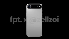 IPhone 17 Air sägs komma med en enda bakre kamera som visas i den inofficiella renderingen. (Bildkälla: Jon Prosser)