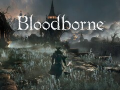 Banner för PS4-spelet Bloodborne visas upp