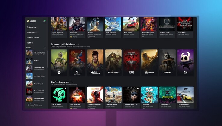 Katalogen för Xbox Game Pass kan nu beställas från utgivaren.