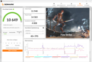 3DMark Fire Strike (batteridrift, underhållningsläge)