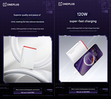 120W stöd för snabbladdning och säkerhetsfunktioner i den nya OnePlus powerbanken