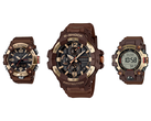 Casio Mudmaster GG-B100XMH-5A, Mudman GW-9500MH-5 och GravityMaster GR-B300H-5A.