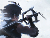 En reklambild för den animerade serien Kingdom Hearts