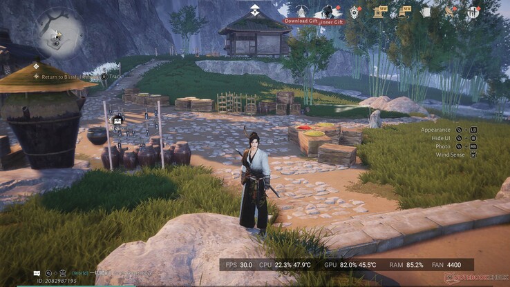 I balanserade miljöer kan Where Winds Meet spelas mycket smidigt