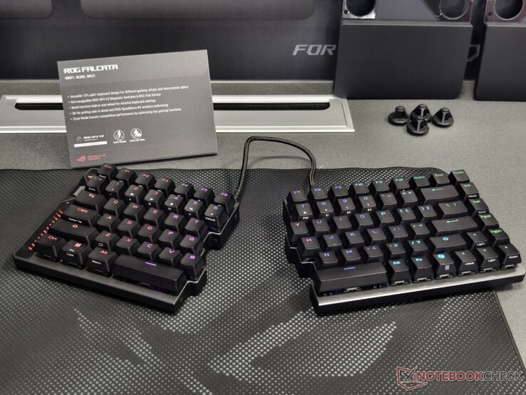 Asus ROG Falacta split (bildkälla: Notebookcheck)