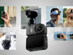 En närbild av Osmo 360 och flera tillbehör för uppskjutning. (Bildkälla: via DroneXL & Jasper Ellens)