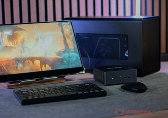 Minisforum Venus Series UM790 Pro med en Razer Core X och en Nvidia GeForce RTX 3060 Ti