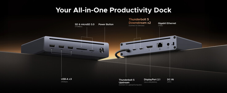 Ugreen Maxidok 10-i-1 Thunderbolt 5-dockningsstation