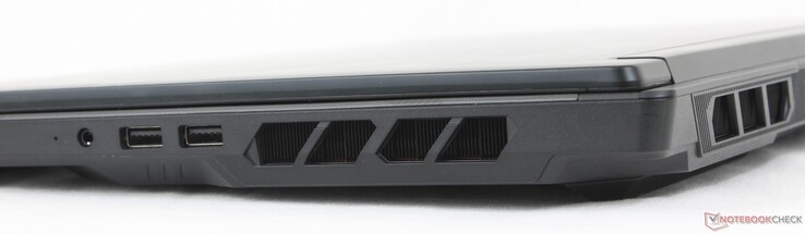 Höger: 3,5 mm headset, 2x USB-A 3.2 Gen. 2