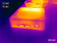 Intel NUC 13 Pro Kit vs. stresstest (framsida)