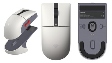 8BitDo Retro R8 Mouse - N Edition kan anslutas via Bluetooth, 2,4 GHz trådlöst och USB. (Bildkälla: 8BitDo)