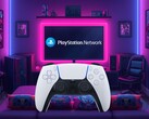 DualSense PS5-kontrollen visas när den loggar in på PSN