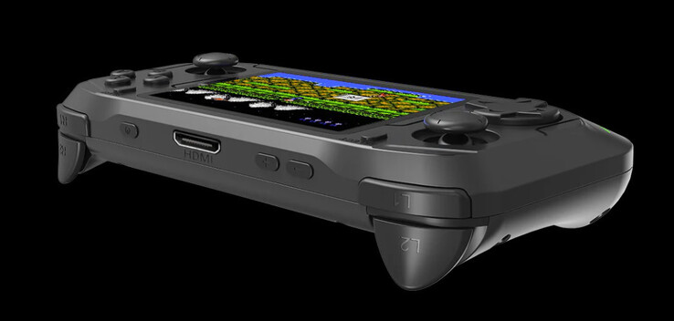 Överst: Strömförsörjning, mini-HDMI, volym (Bildkälla: Abxylute)