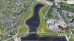 GNSS-testrutt: runt sjön