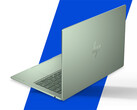 OmniBook 5 kan utrustas med upp till 16 GB RAM och Core 7 350. På bilden: en redigerad reklambild som visar baksidan av den bärbara datorn.