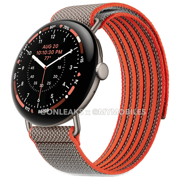 Pixel Watch 5 Stephen Curry Edition har ett armband som liknar det som medföljer Fitbit Air Stephen Curry Edition.