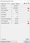 GPU-Z: Sensorer