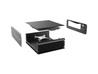 Euler CMX SFF PC-chassi använder ett fjäderbelastat monteringssystem. 