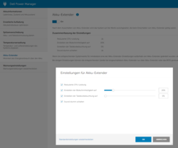 Dell Power Manager - Batteriförlängare: Minskar CPU-prestanda i batteriläge