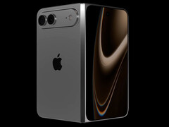 Ett koncept för iPhone Fold baserat på nuvarande förväntningar.