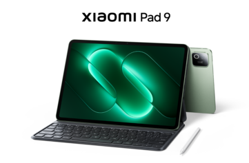 Xiaomi Pad 9 med tangentbord och pennan