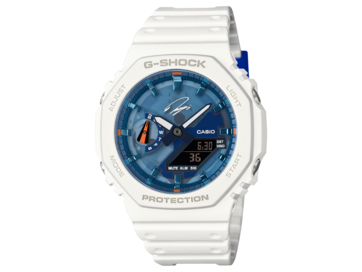 Klockan Casio G-Shock x Ryo Ishikawa GA-2100RI25-7A. (Bildkälla: Casio)