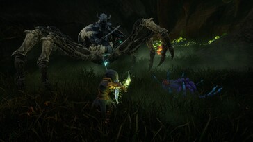 En bild som visar en strid i Dungeons of Sundaria.