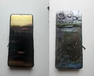 Fram- och baksidor av den exploderade Redmi Note 13 Pro (Bildkälla: Sri Varshan; redigerad)