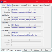 CPU-Z: cache