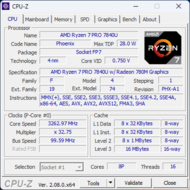 Översikt över CPU-Z