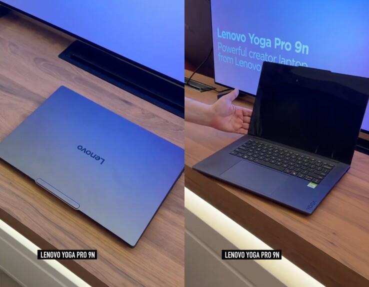 Lenovo Yoga Pro 9n som visades upp på Computex 2026.