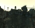En omarbetad rendering av Megaton-bron i Fallout 3