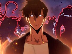 Egenhändigt framtagen bild som visar Sung Jin-Woo framför monarkerna. (Bildkälla: Ana Nieves)