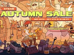 Det officiella konstverket för 2025 Steam Autumn Sale. (Bildkälla: Valve)  