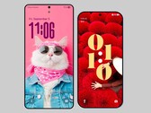 Med tunnare ramar och ett mindre hål vill Xiaomi 16 (till höger) konkurrera med Samsung Galaxy S26 Ultra. (Bildkälla: Ice Universe)