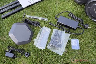 Innehållet i de två pappkartongerna