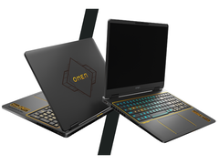HP Omen 16 LoL edition gaming laptop (bilden) kan konfigureras med antingen en 16-tums WQXGA (2560×1600) 240Hz panel, eller en 2K (1920×1200) 165Hz version. (Bildkälla: HP)