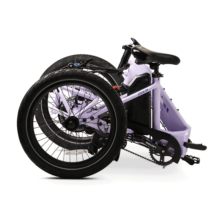 Lectric XP Trike2 750 &amp; 500, båda modellerna har en hopfällbar design (Bildkälla: Lectric)